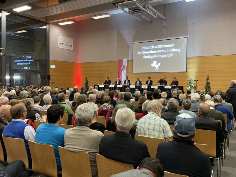 Grundsteuer & Verkehr – großes Interesse an Einwohnerversammlung in Degerloch